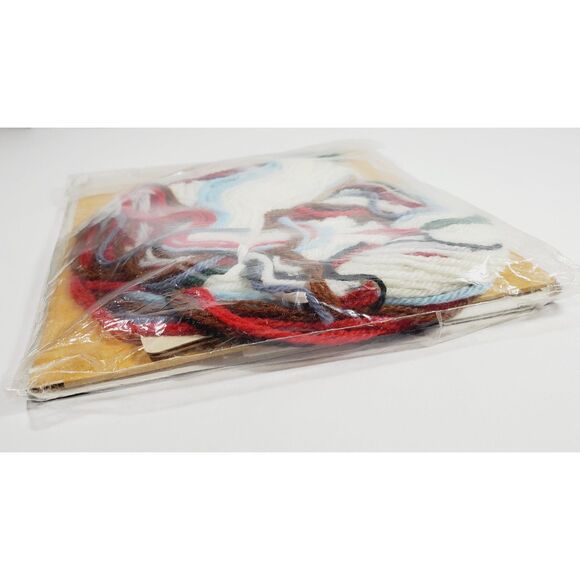 Sunset Needlepoint Winter Barn 5749 Vintage Yarn Art Kit Complete - Picture 6 of 8